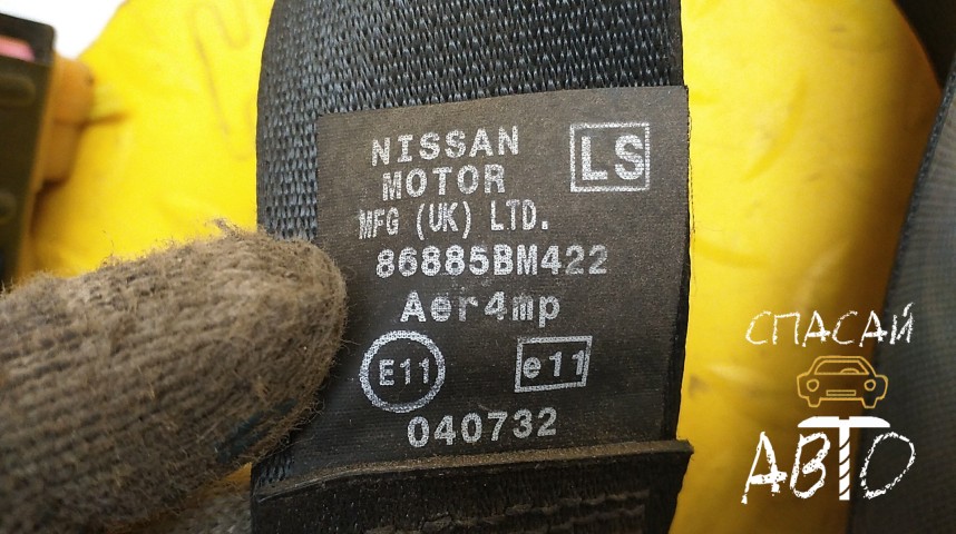 Nissan Almera N16 Ремень безопасности с пиропатроном - OEM 86885BM422