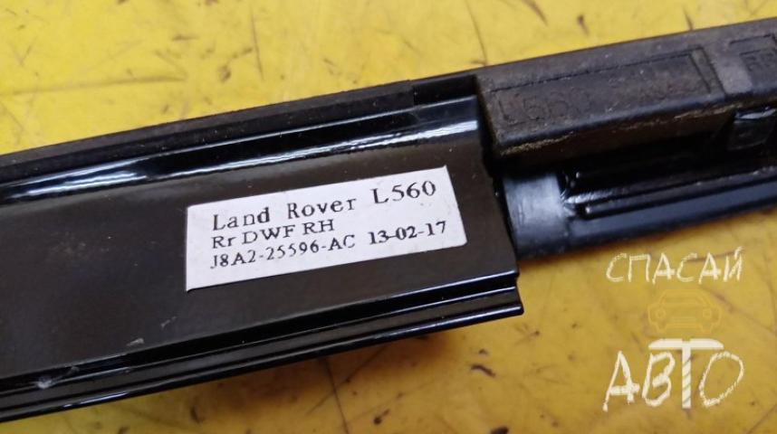 Land Rover Range Rover Velar Накладка стекла заднего правого (бархотка)