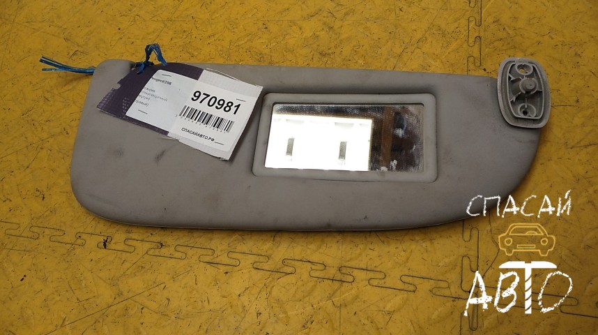 Peugeot 206 Козырек солнцезащитный (внутри) - OEM 8143HE