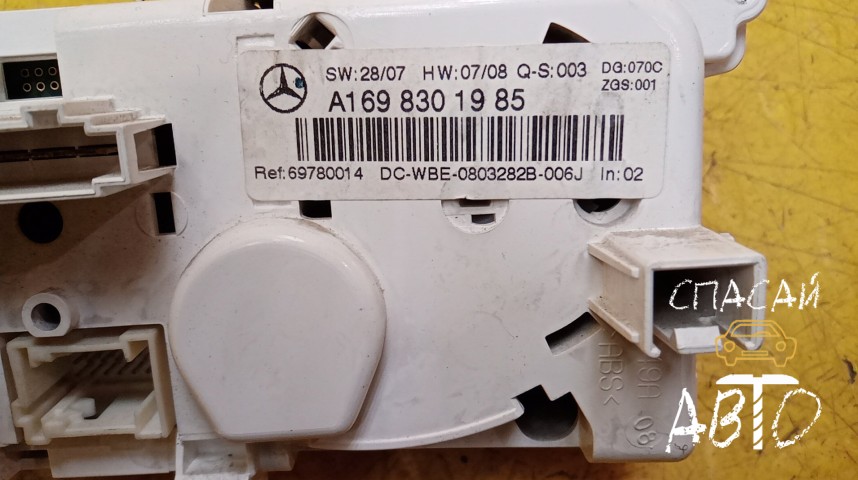 Mercedes-Benz W169  A-klasse Блок управления климатической установкой - OEM A1698301985