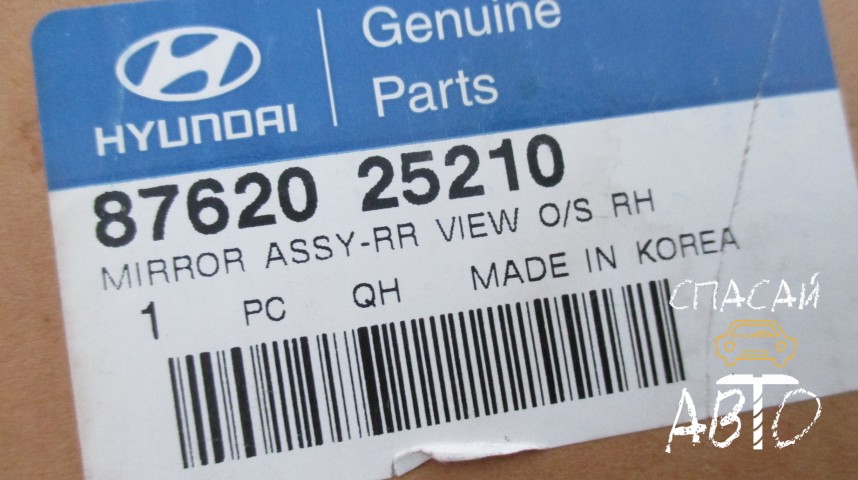 Hyundai Accent II Зеркало правое - OEM 8762025210