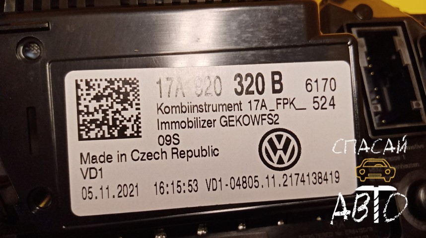 Volkswagen Taos Панель приборов - OEM 17A920320B