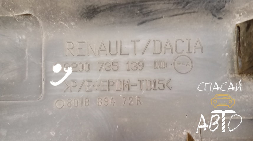 Renault Sandero I Молдинг двери передней правой - OEM 8200735139