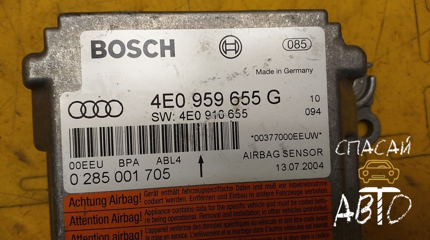 Audi A8 (D3,4E) Блок управления AIR BAG - OEM 4E0959655G