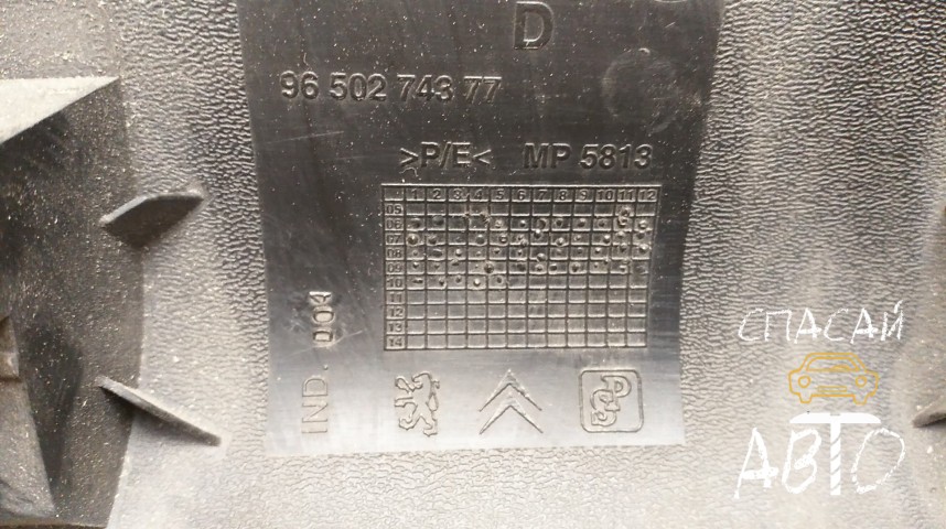 Peugeot 207 Накладка порога (внутренняя) - OEM 9650274377