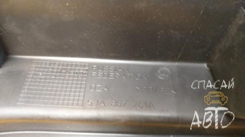 Skoda Rapid Обшивка багажника