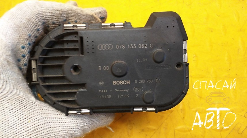 Audi A6 (C6,4F) Заслонка дроссельная электрическая - OEM 078133062C