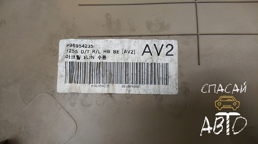 Chevrolet Aveo (T250) Обшивка двери задней левой - OEM 96954235