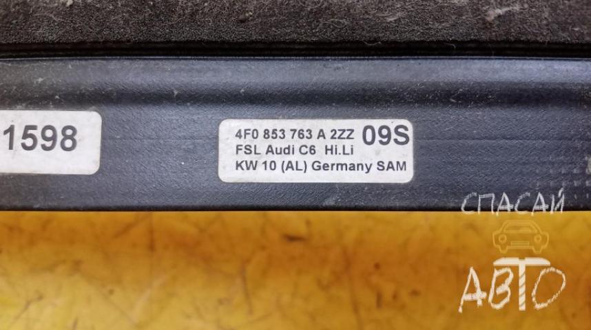 Audi A6 (C4) Накладка стекла заднего левого (бархотка)