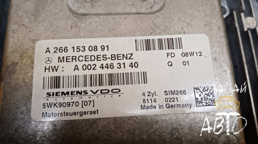 Mercedes-Benz W169  A-klasse Блок управления двигателем - OEM A2661530891
