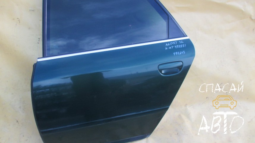 Audi A6 (C5) Накладка стекла заднего левого (бархотка) - OEM 4B0853763M