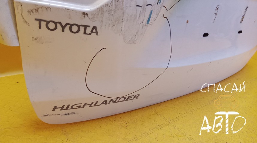 Toyota Highlander III Дверь багажника - OEM 670050E300