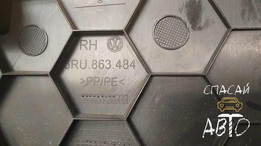 Volkswagen Polo (Sed RUS) Накладка порога (внутренняя) - OEM 6RU863484
