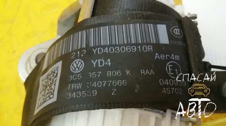 Volkswagen Passat (B6) Ремень безопасности - OEM 3C5857806KRAA