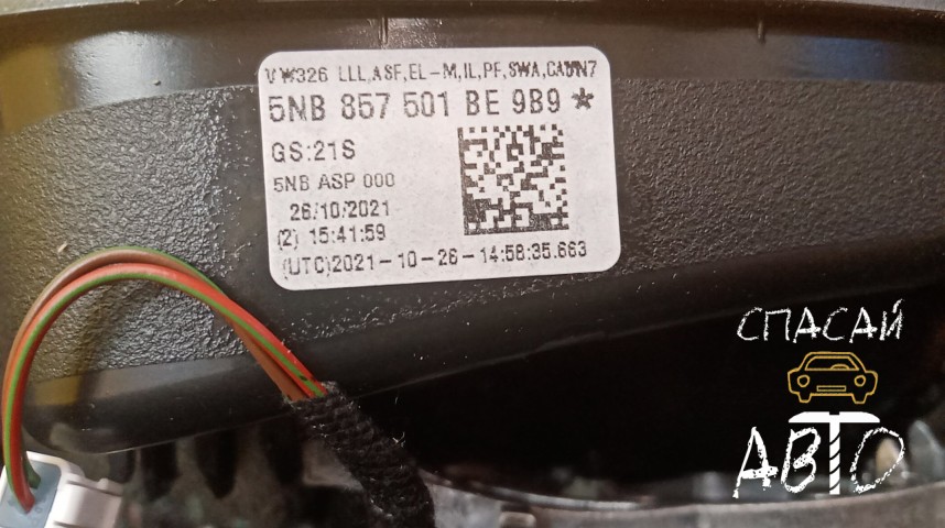 Volkswagen Tiguan Зеркало левое - OEM 5NB857501BE9B9