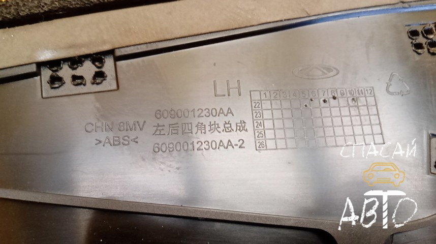 Omoda C5 Накладка крыла - OEM 609001230AA