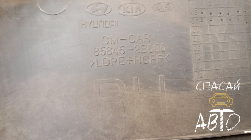 Hyundai Santa Fe (CM) Обшивка стойки - OEM 858452B000
