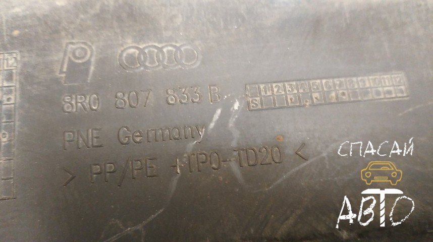 Audi Q5 Юбка задняя - OEM 8R0807833B